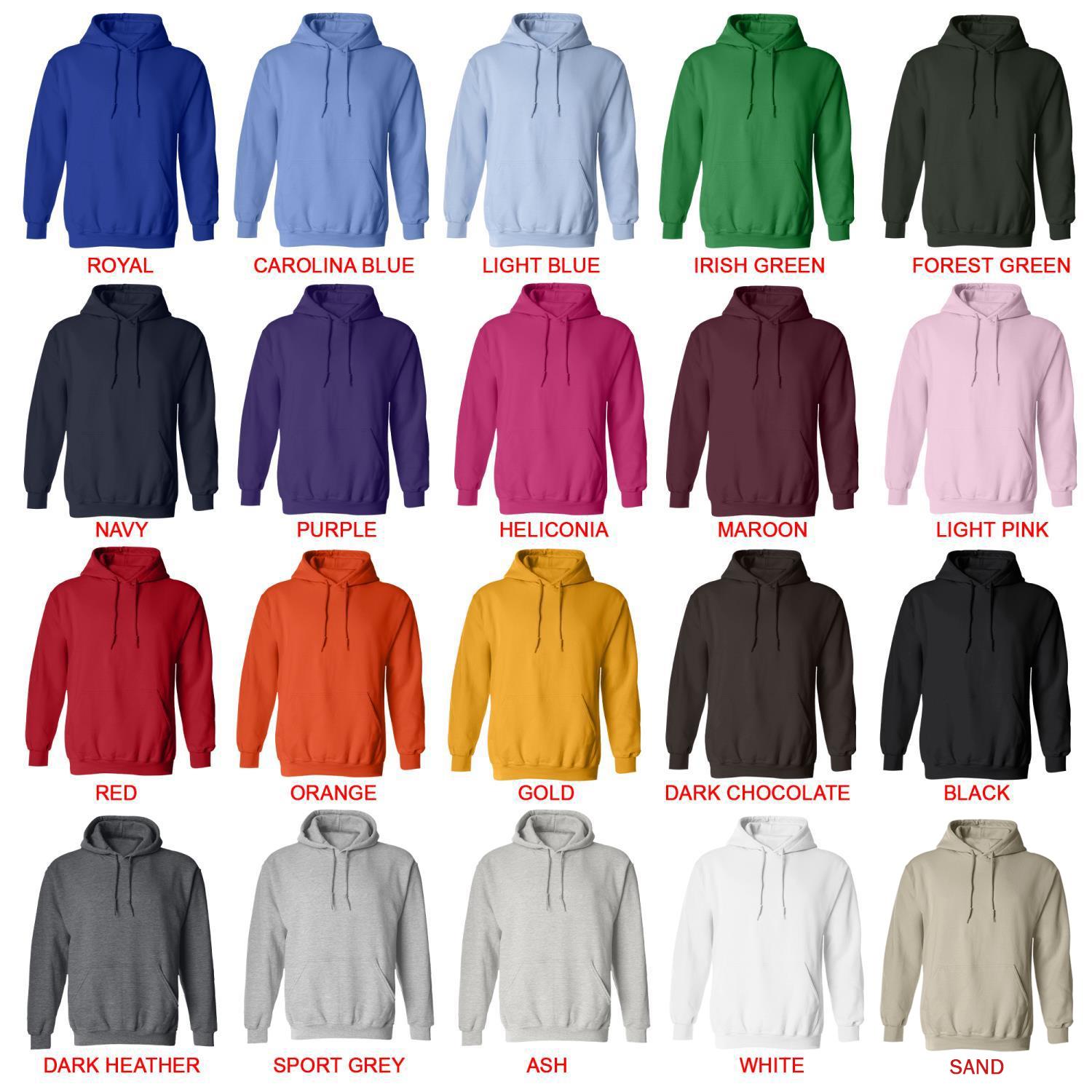 hoodie color chart - Castle In The Sky Merch