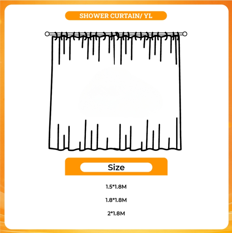 3D shower curtain - Castle In The Sky Merch