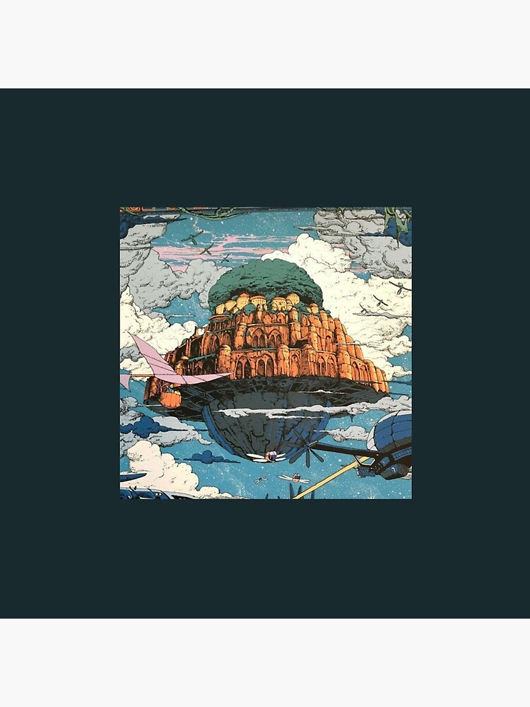 Laputa Robot Guardian Castle In The Sky Tapestry - Image 2