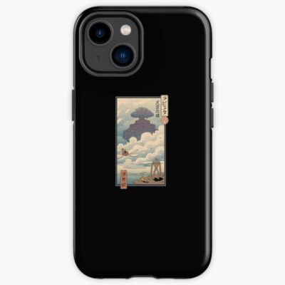 Castle In The Sky Ukiyo E Art Iphone Case