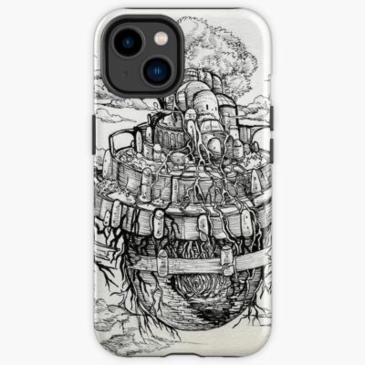 Castle In The Sky Vintage Anime Art Iphone Case
