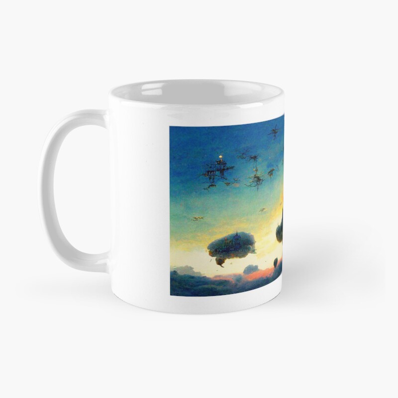 Laputa Floating Castle Castle In The Sky Mug - Image 2