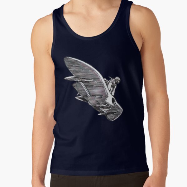 On The Plane Castle In The Sky Tank Top - Image 5