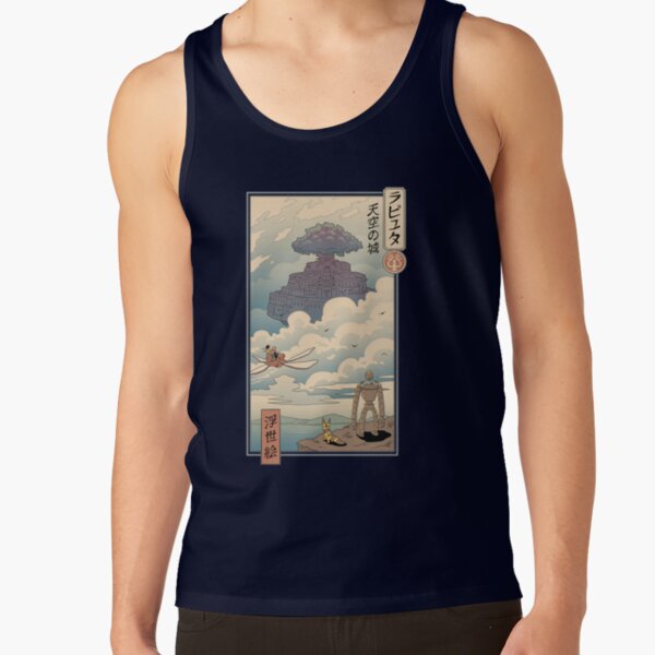 Castle In The Sky Ukiyo E Classic Tank Top - Image 5