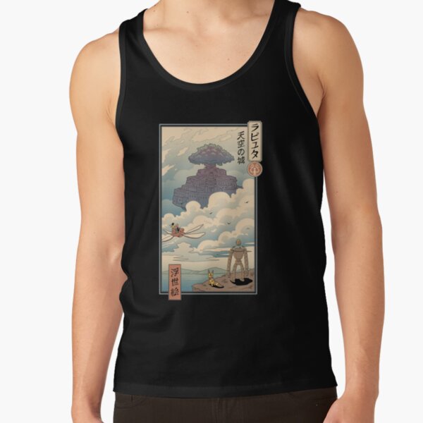 Castle In The Sky Ukiyo E Classic Tank Top