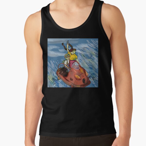 Castle In The Sky Retro Tank Top - Image 3