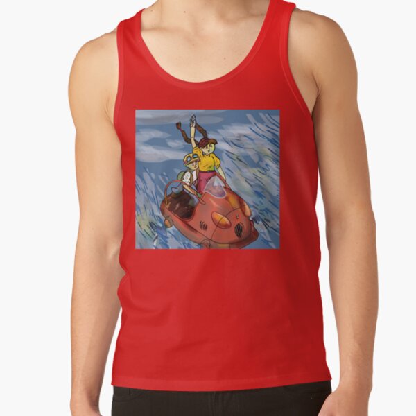 Castle In The Sky Retro Tank Top - Image 5