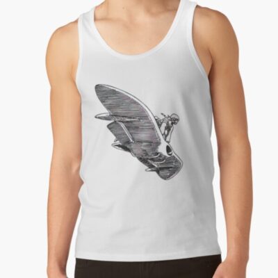 On The Plane Castle In The Sky Tank Top