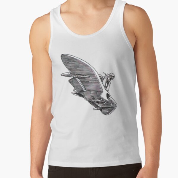 On The Plane Castle In The Sky Tank Top