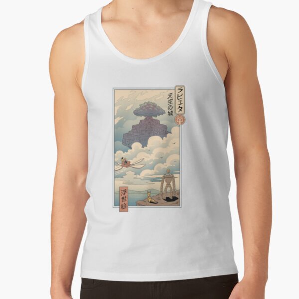 Castle In The Sky Ukiyo E Classic Tank Top - Image 2