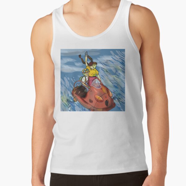 Castle In The Sky Retro Tank Top - Image 2