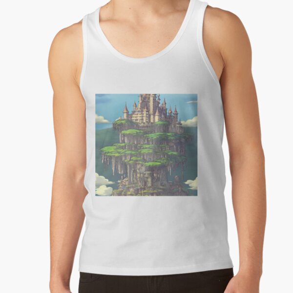Castle In The Sky High Fantasy Tank Top