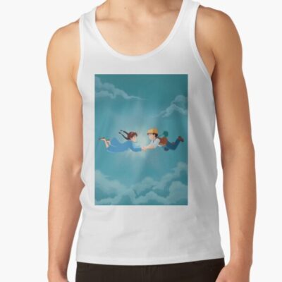 Sheeta And Pazu Falling Castle In The Sky Tank Top