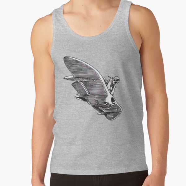 On The Plane Castle In The Sky Tank Top - Image 3