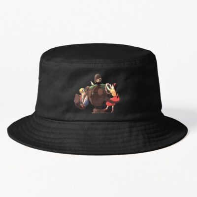 Laputa Robot Soldier Castle In The Sky Bucket Hat