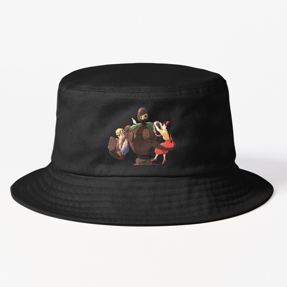 Laputa Robot Soldier Castle In The Sky Bucket Hat
