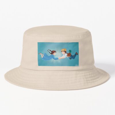 Sheeta And Pazu Castle In The Sky Bucket Hat