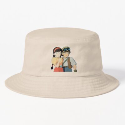Sheeta And Pazu Adventure Laputa Bucket Hat