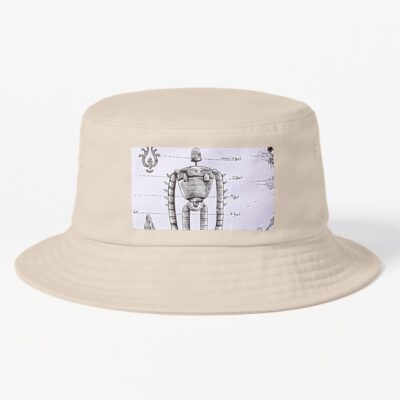 Laputa Ancient Robot Castle In The Sky Bucket Hat