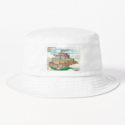 Flying Laputa Castle In The Sky Bucket Hat