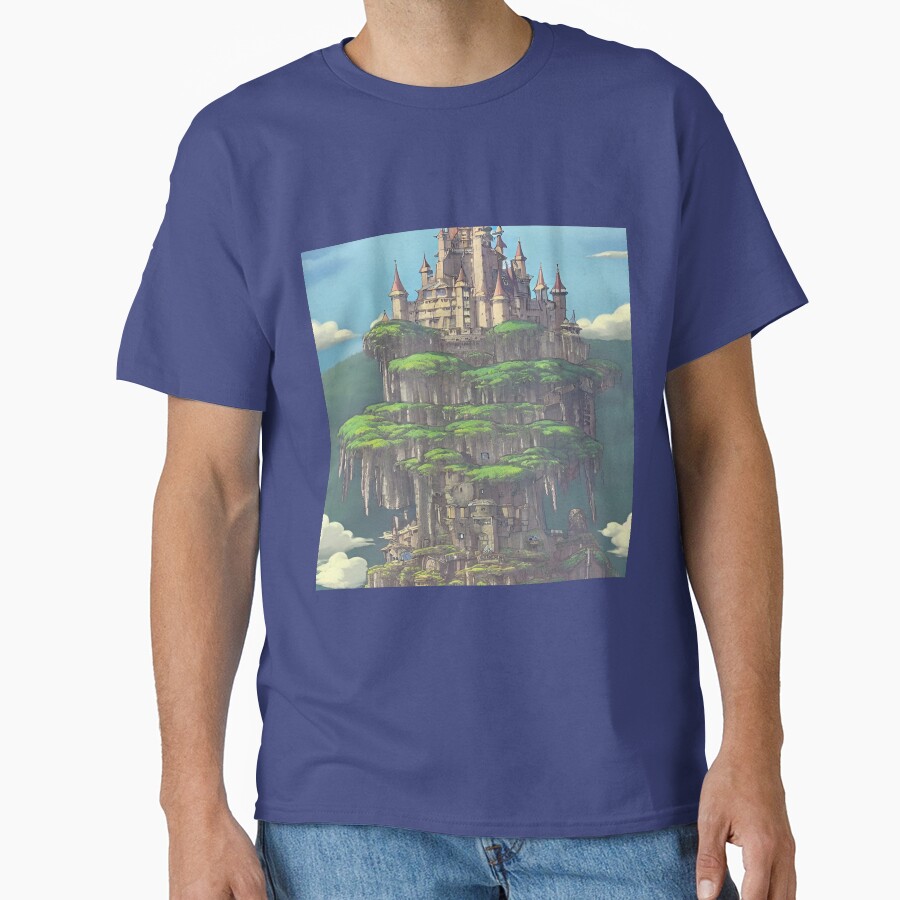 Castle In The Sky High Fantasy T-shirt - Image 4