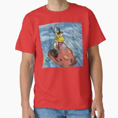 Castle In The Sky Retro T-shirt