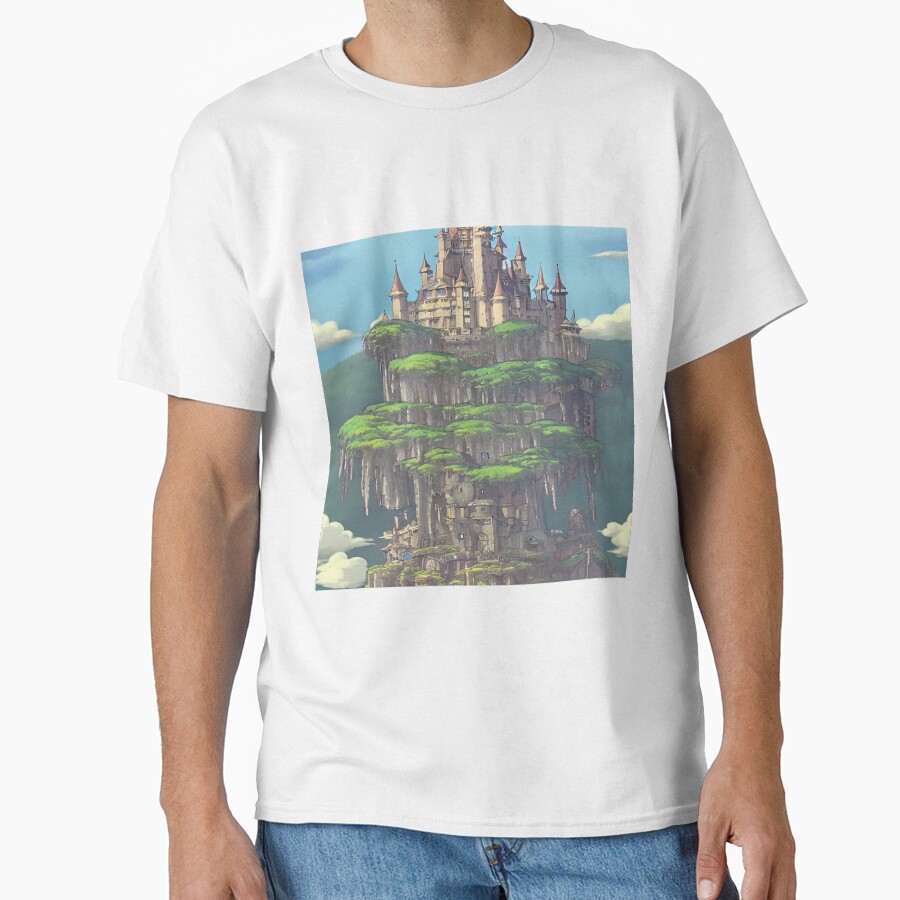 Castle In The Sky High Fantasy T-shirt
