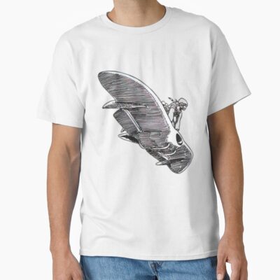 On The Plane Castle In The Sky T-shirt