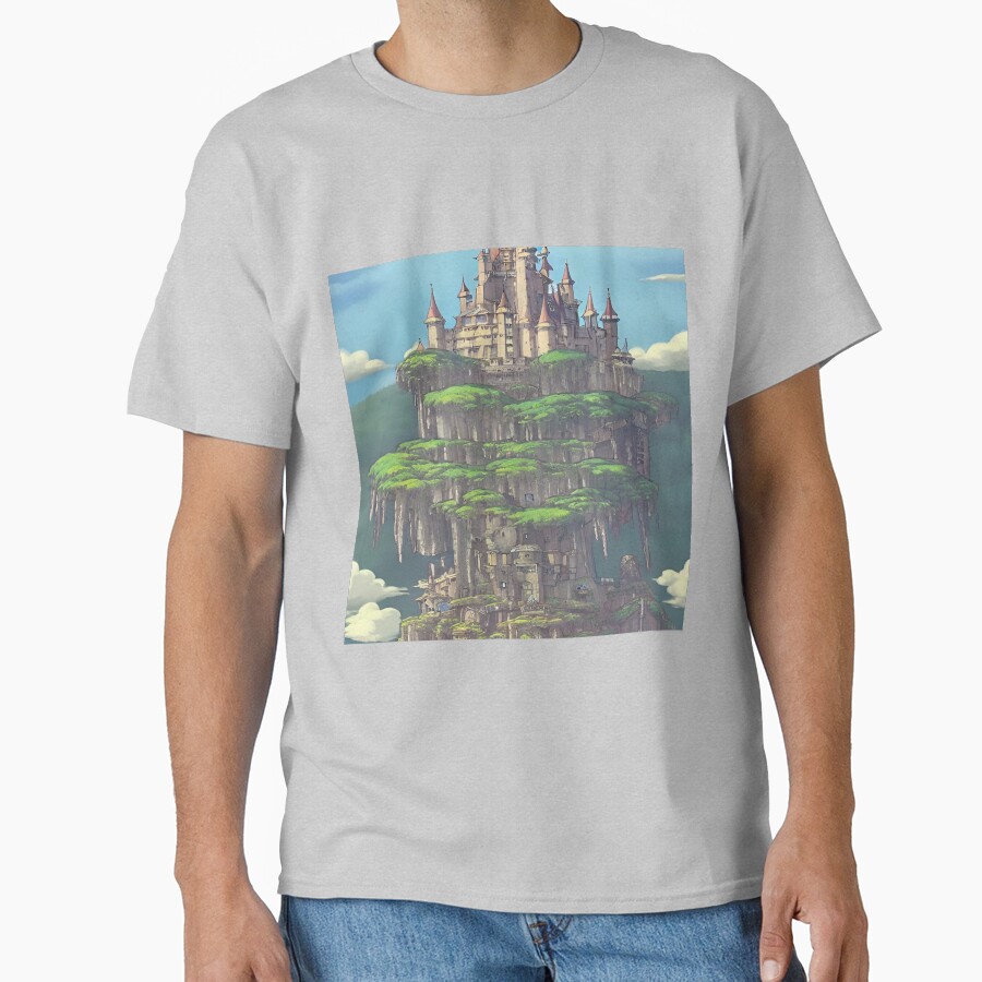 Castle In The Sky High Fantasy T-shirt - Image 3