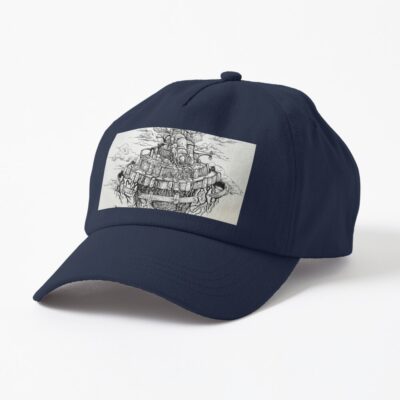 Castle In The Sky Vintage Anime Art Hat