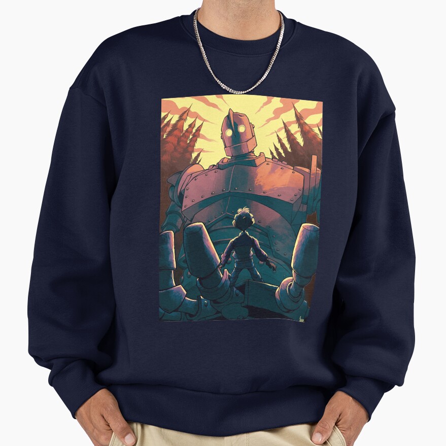 Castle In The Sky Iron Giant Classic Sweatshirt - Image 5
