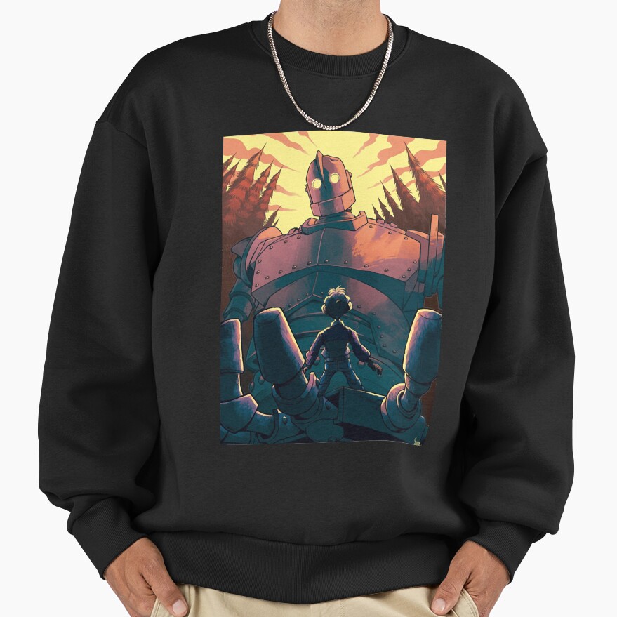Castle In The Sky Iron Giant Classic Sweatshirt - Image 3