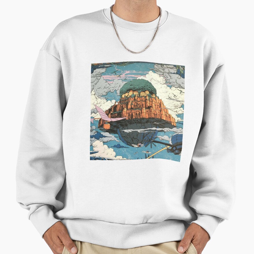 Miyazaki The Castle In The Sky Robotthe Sweatshirt - Image 2