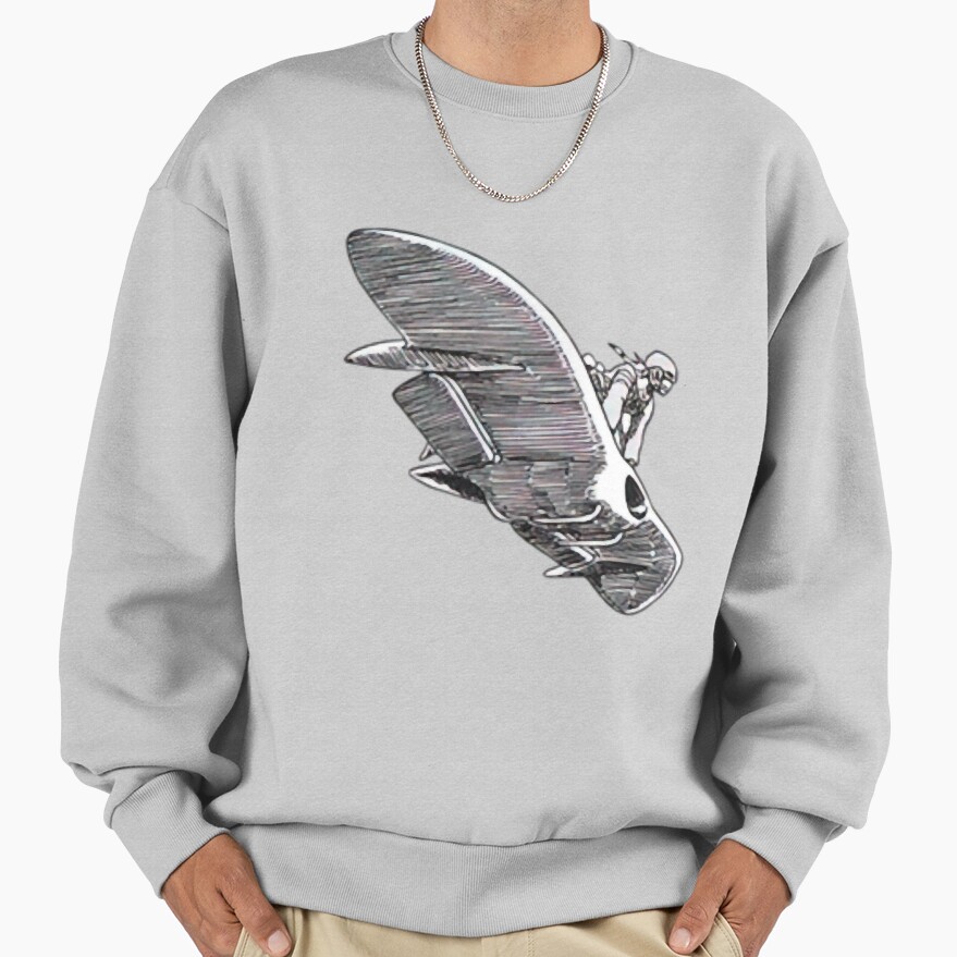 On The Plane Castle In The Sky Sweatshirt - Image 4
