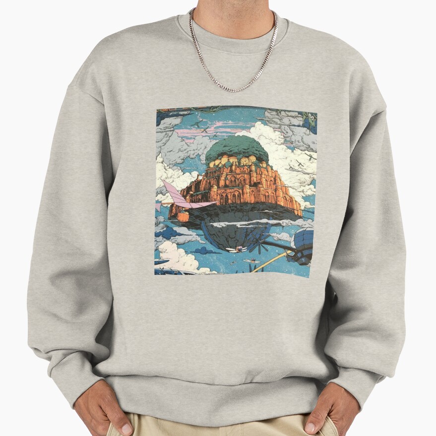 Miyazaki The Castle In The Sky Robotthe Sweatshirt - Image 3