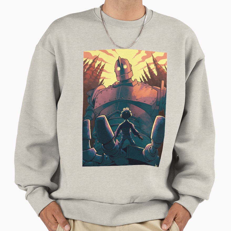 Castle In The Sky Iron Giant Classic Sweatshirt