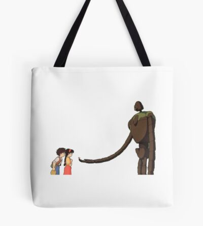 Laputa Robot With Flowers Castle In The Sky Tote Bag