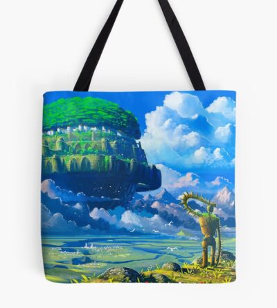 Castle Above The Clouds Laputa Tote Bag