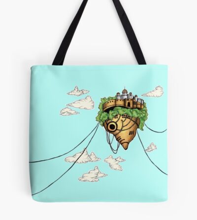 Laputa Sky Island Anime Art Tote Bag