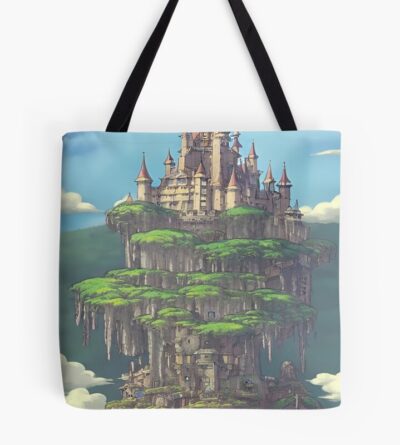 Laputa High Fantasy Castle In The Sky Tote Bag