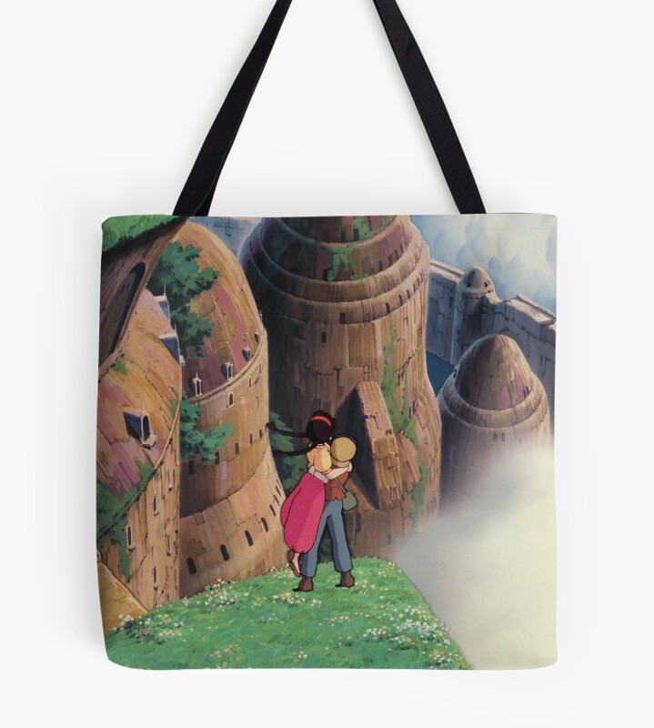 Ancient Laputa Discovery Castle In The Sky Tote Bag