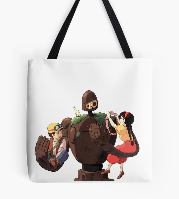 Laputa Robot Soldier Castle In The Sky Tote Bag
