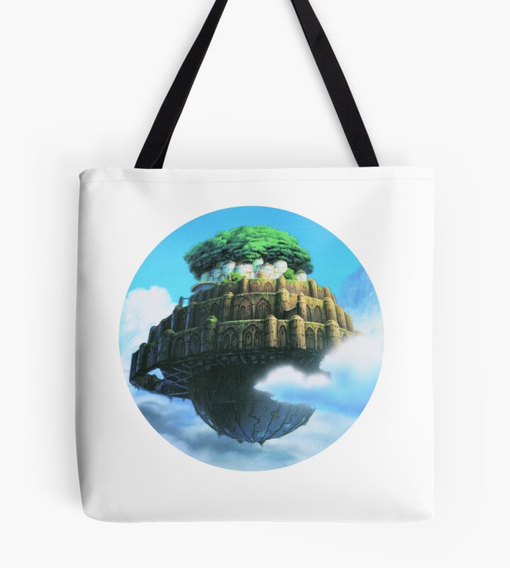 Laputa Lost Kingdom Castle In The Sky Tote Bag