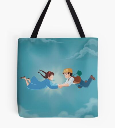 Sheeta And Pazu Castle In The Sky Tote Bag