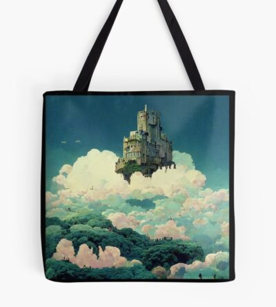 Laputa Floating Castle Castle In The Sky Tote Bag