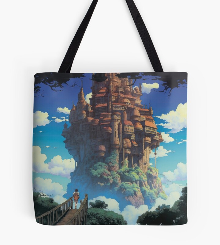 Ancient Sky Kingdom Castle In The Sky Tote Bag