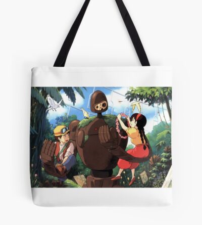 Castle In The Sky Anime Essence Tote Bag