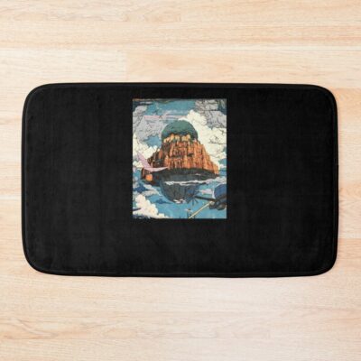 Laputa Robot Guardian Castle In The Sky Bath Mat