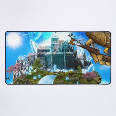 Laputa Floating Castle Castle In The Sky Mouse Pad