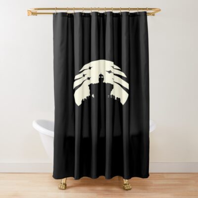Robot Guardian Castle In The Sky Shower Curtain